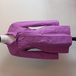 New York & Company Plum Pea Coat